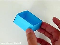 هنر کاردستی کاغذ جعبه های مقوایی برای کودکان