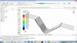 Manufacturing Simulation Sheet metal Bending Abaqus CAE Implicit Standard