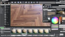 UE4 Marketplace  4K Materials Wood Flooring