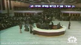 اجرای سرود«خمینی ای امام»در مراسم استقبال امام خمینی