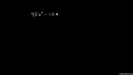 28 Factoring difference of squares  leading coefficient