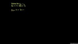 8 Inequalities with variables on both sides with paren