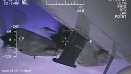 لحظه تعقیب جنگنده آمریکایی توسط جنگنده روس