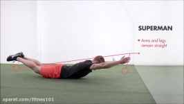 Superman Bodyweight Training Exercise