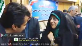 نظر خانم ابتکار در مورد نظر کارشناس زن شبکه استانی یزد
