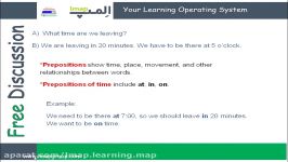 آموزش گرامر انگلیسی prepositions of time