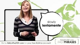 Learn Italian Fast Phrases  Can you say that in Italian slowly