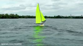 VAIMOS autonomous sailboat at the Journées Démonstrateurs 2013 Angers France