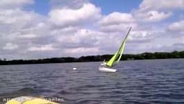 VAIMOS autonomous sailboat at the Journées Démonstrateurs 2013 Angers France