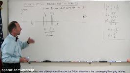 Physics  Optics Lenses 3 of 5 Lens Combinations  Converging