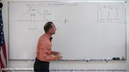 Physics  Optics Lensmakers Equation 4 of 5