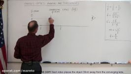 Physics  Optics Lenses 2 of 4 Converging Lens