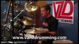 Drum Lesson  Basic Funk Groove  Vanz Drumming