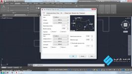 آموزش فارسی اتوکد ۲۰۱۸ قسمت ۶ آخر اندازه گذاری