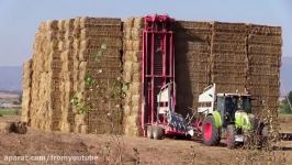 World Amazing Modern Agriculture Equipment and Mega Machines Hay Bale Handling Tractor Loader