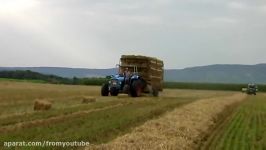 World Amazing Modern Agriculture Equipment Automatic Mega Machines Hay Bale Tractor Loader Forklift