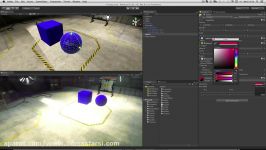 فیلم آموزش یونیتی سه بعدی Materials Unity Tutorials