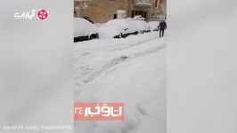 فیلمی شفر؛ سرمربی استقلال در برف سنگین امروز