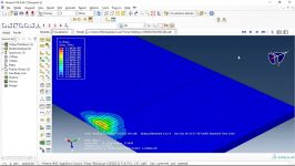 شبیه سازی تنش پسماند در جوش قوسی در آباکوس