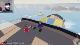 لایو بازی بامزه Human Fall Flat پارت 2  قسمت 1