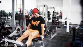 Eddy Ung and Adam Rochester training Quads and Calves Together