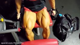 PUSH YOUR LIMITS Eddy ung hits the quads and calves 3 days out with Strong Lift Wear