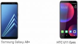 Samsung Galaxy A8 Plus VS HTC U11 Eyes   Which is better
