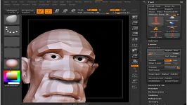 آموزش مدلسازی سرپلیگان در zbrush 1