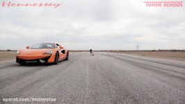 McLaren 570S vs Jeep TrackHawk Drag Race