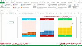 نمایش درصد پیشرفت پروژه Conditional Formatting