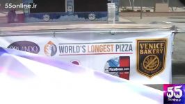 درست کردن بزرگترین پیتزا دنیا در چین برای ثبت رکورد گینس