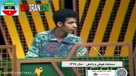 عادل فردوسی پور در مسابقه هوش دانش 1374