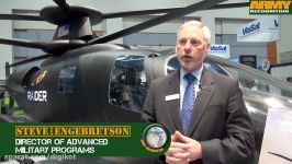 Sikorsky S 97 RAIDER next generation Helicopter full scale model at AUSA 2014