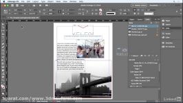 آموزش صفر تا صد ایندیزاین indesign cc وارد کردن گرافیک