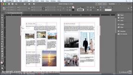 آموزش صفر تا صد ایندیزاین indesign cc کار صفحات