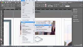 برش تصاویر ایندیزاین indesign Cropping  fitting