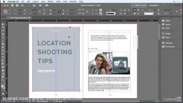 آموزش کار indesign Stroking filling frames ایندیزاین