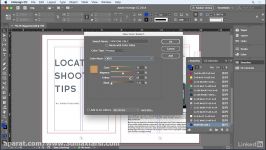 ساخت indesign color swatches ایندیزاین 2018