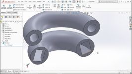 فیچر ری ولو سالیدورک solidworks revolved features