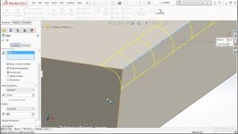 آموزش فیلت پارت solidworks fillets part سالیدورکس