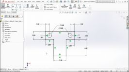 ساخت الگو تکرار شونده سالیدورک solidworks patterns sket