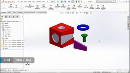 آموزش مونتاژ اسمبلی سالیدورک solidworks assembly