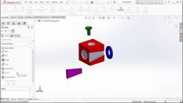 آموزش میت کردن پارها در اسمبلی سالیدورک 2018 solidworks