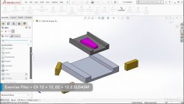 میت کردن پارت به صورت پیشرفته solidworks advanced mates