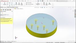 انواع سورخ های استاندارد سالیدورک solidworks hole types