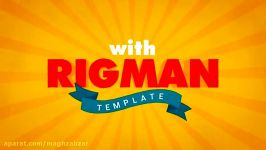 پروژه آماده افترافکت ابزار ریگ انیمیشن کاراکتر Rigman