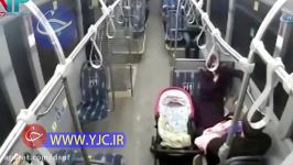 راننده اتوبوس، نوزاد در حال خفگی را مرگ نجات داد