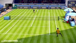 گیم پلی دموی بازی Tennis World Tour