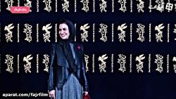 مریلا زارعی روی فرش قرمز جشنواره فیلم فجر