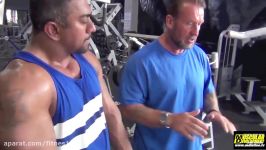 Dorian Yates تمرین عضلات شانه مسترالمپیا